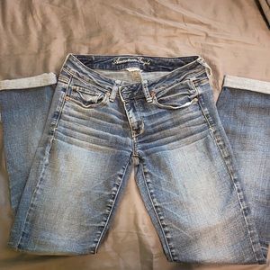 Medium wash, American Eagle jeans!